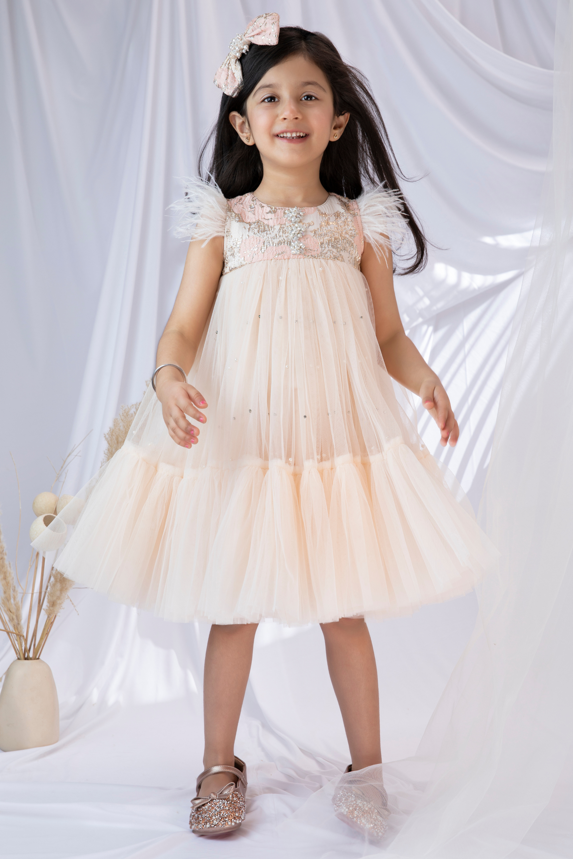 Jacquard Bodice With Embellished Tulle Tutu