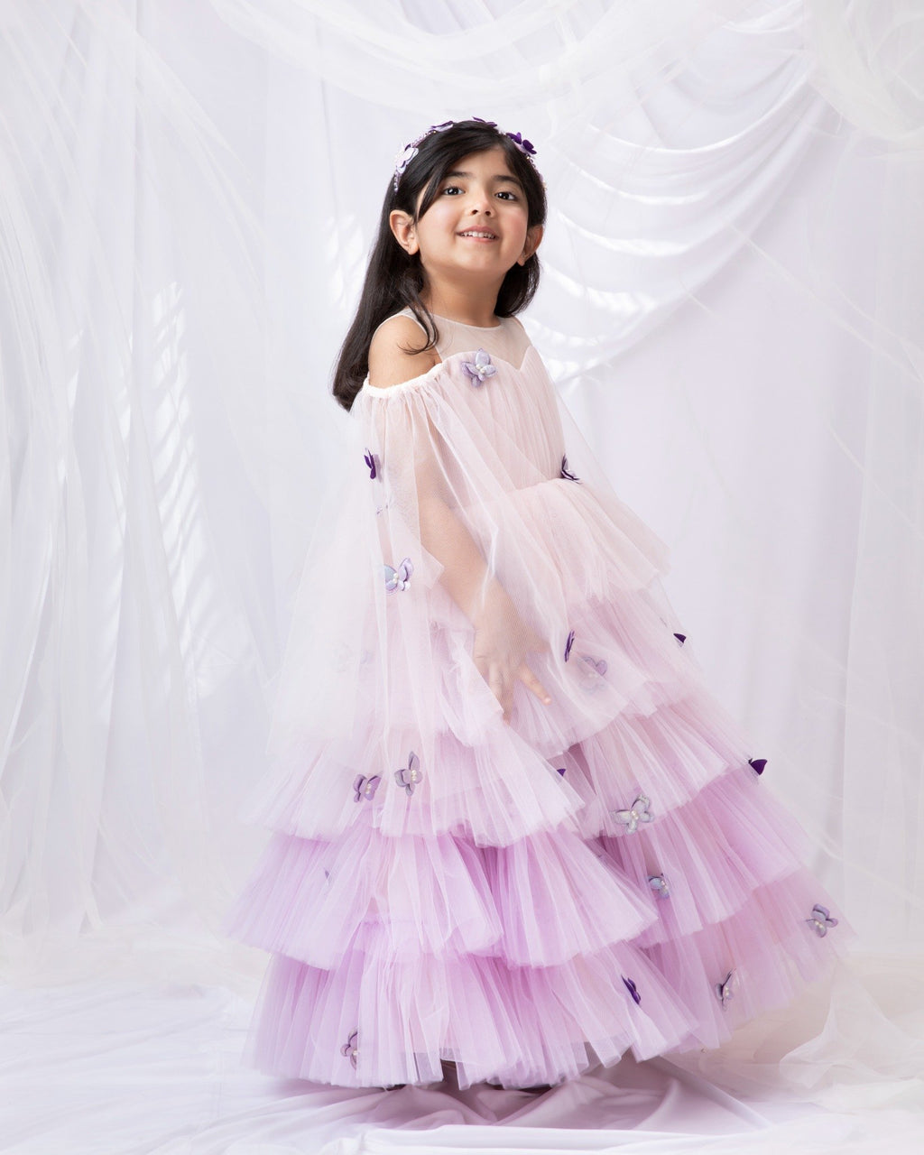 Butterfly Ombre Gown