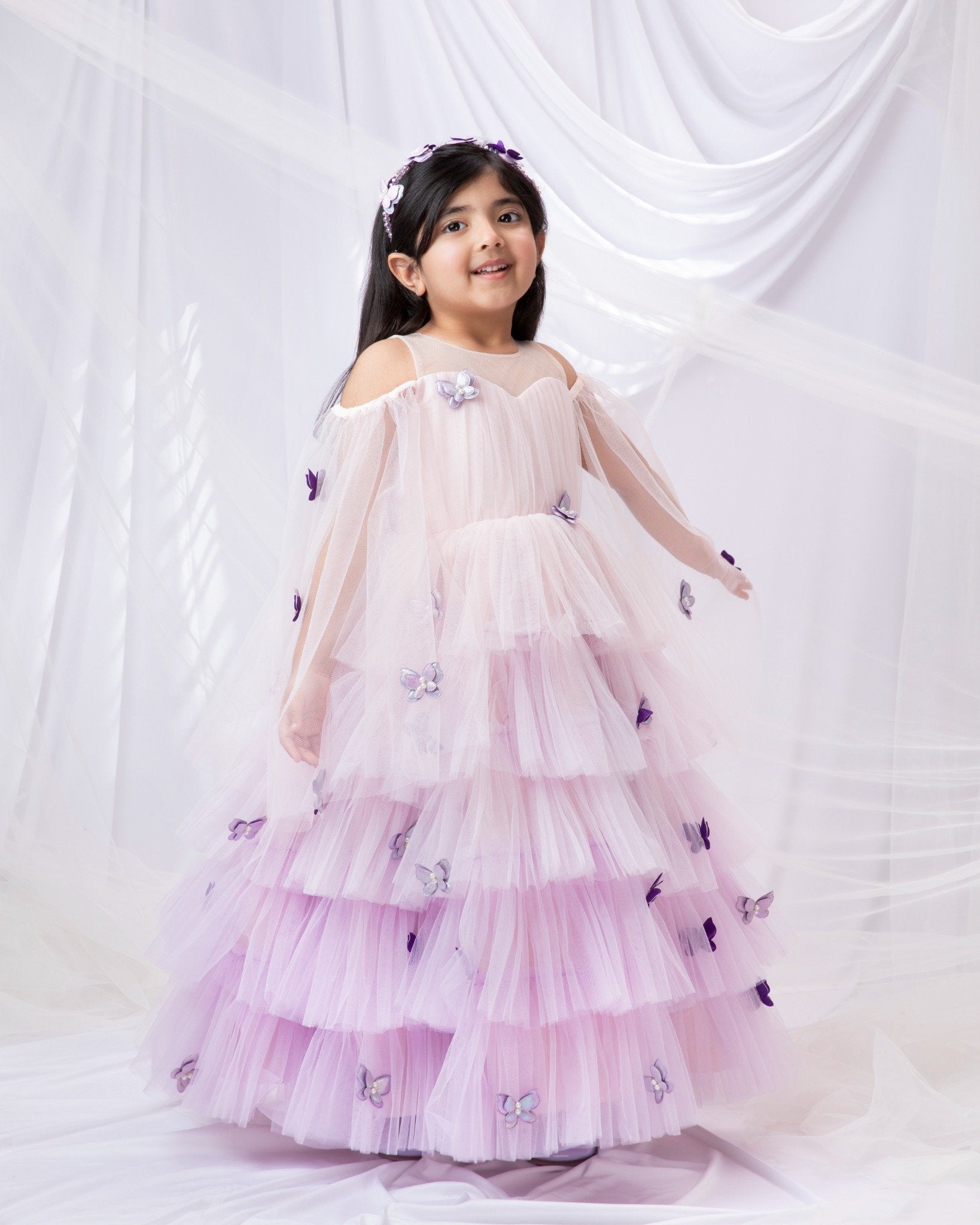 Butterfly Ombre Gown