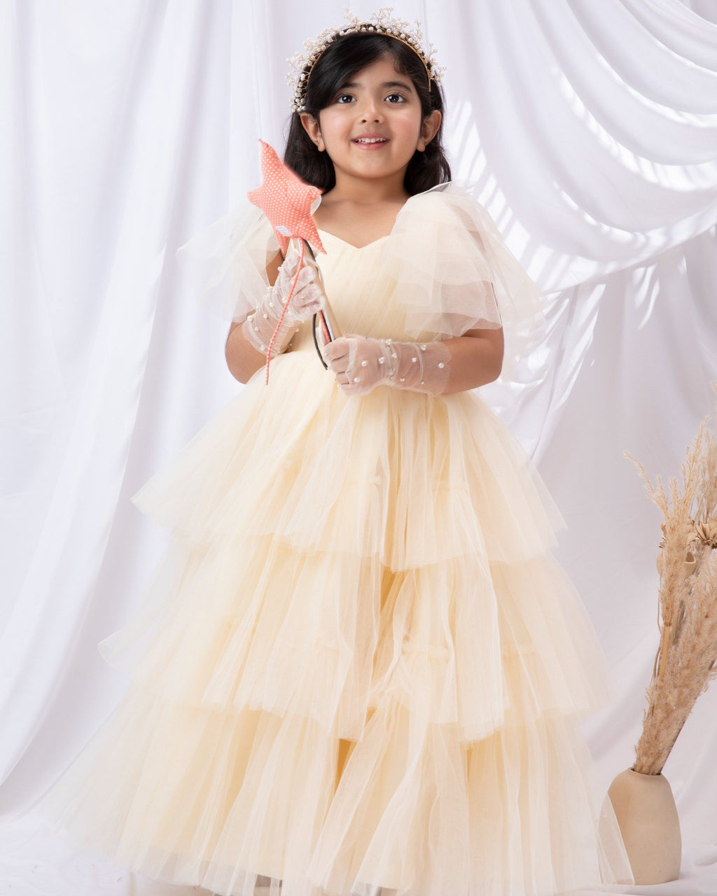 Tiered Princess Gown