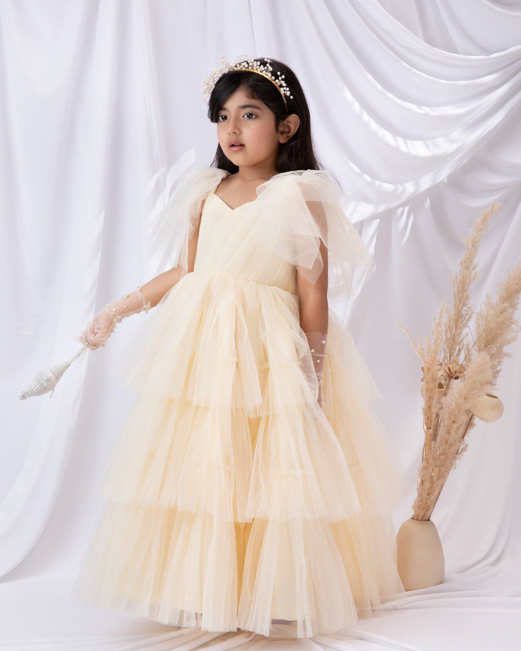 Tiered Princess Gown