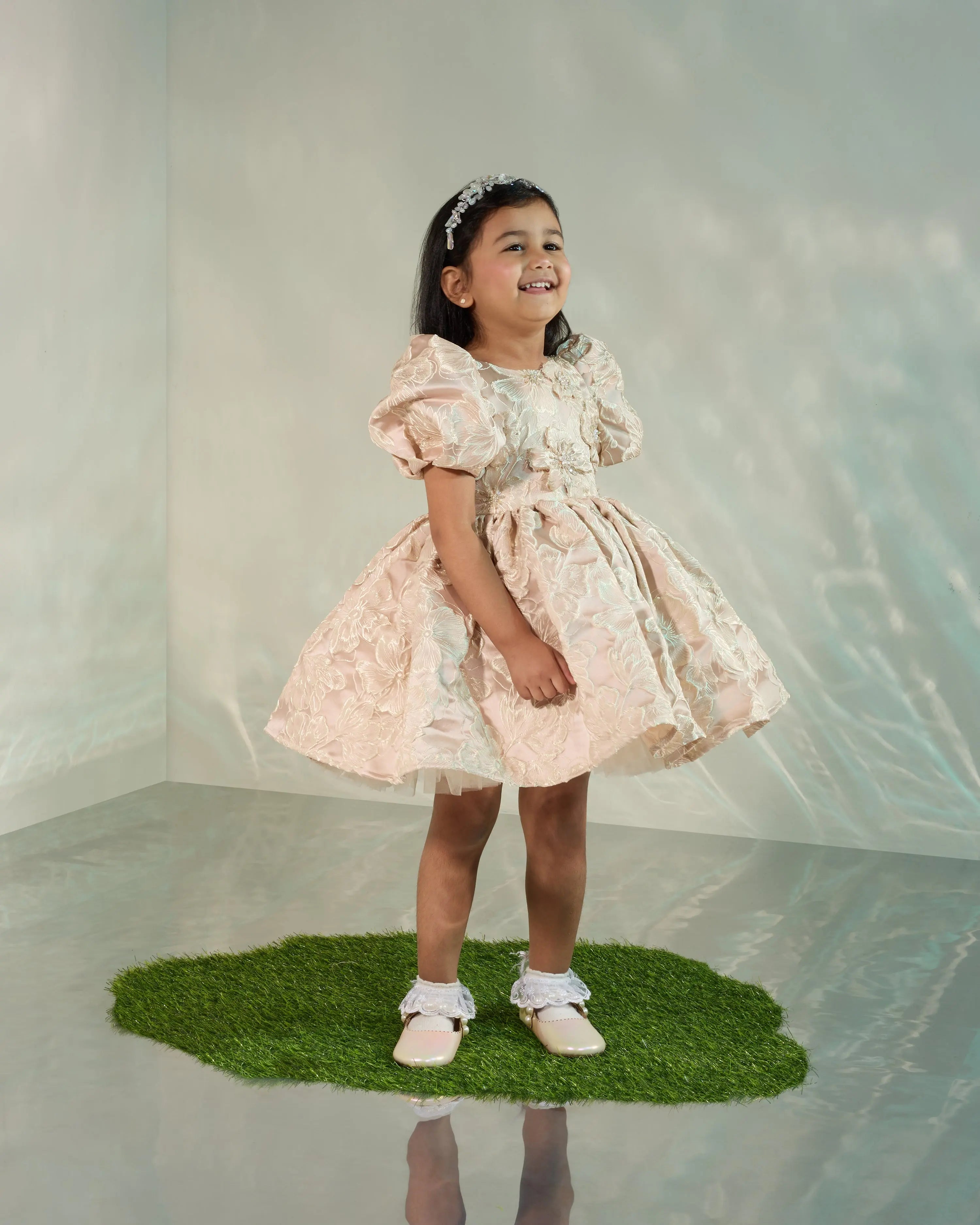 Jacquard Flared Dress COCO