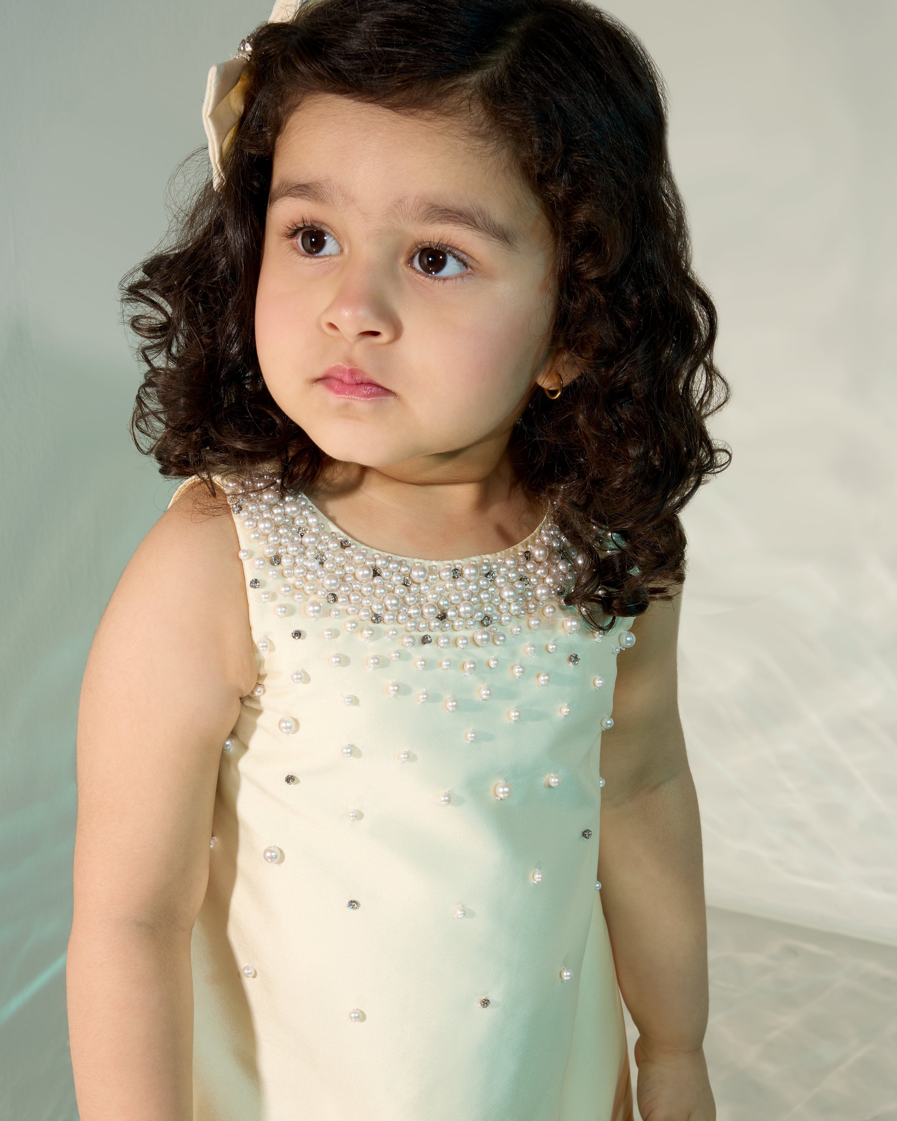 Shift Dress with Pears and Rhinestones COCO