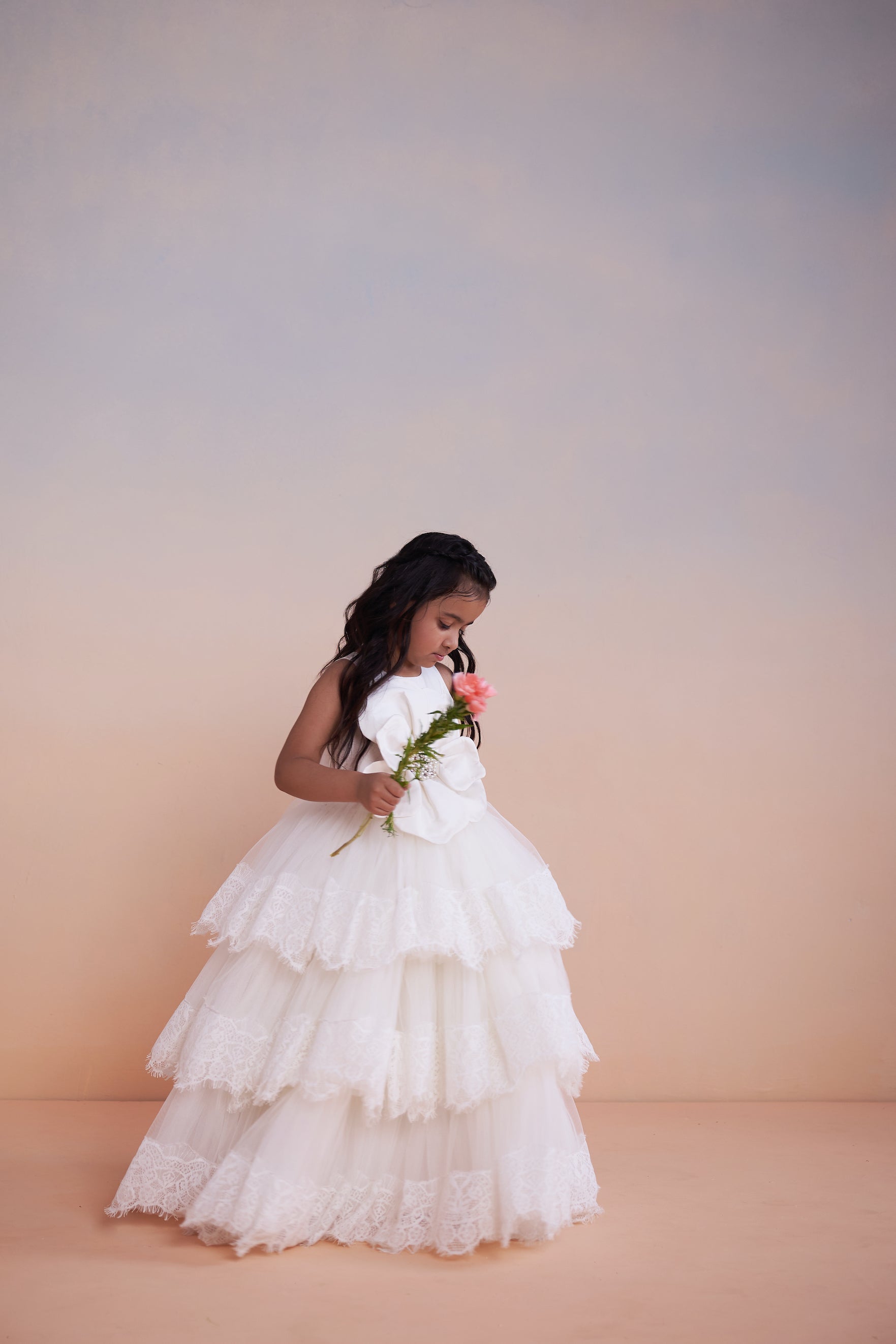 Ivory blossom gown