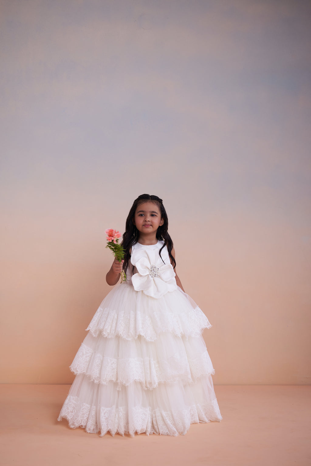 Ivory blossom gown