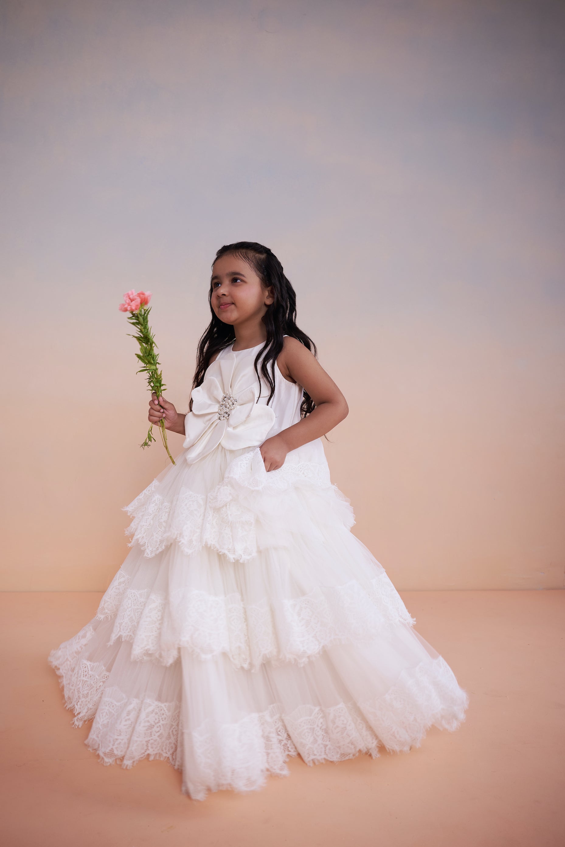Ivory blossom gown