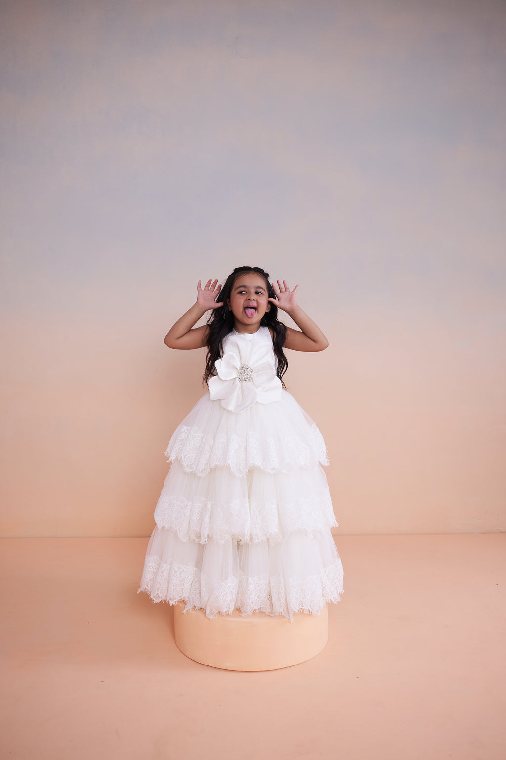 Ivory blossom gown