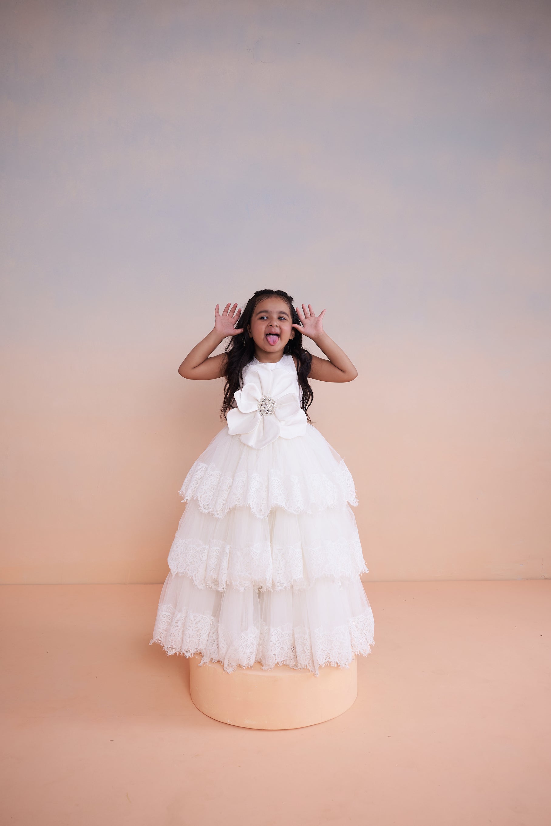 Ivory blossom gown
