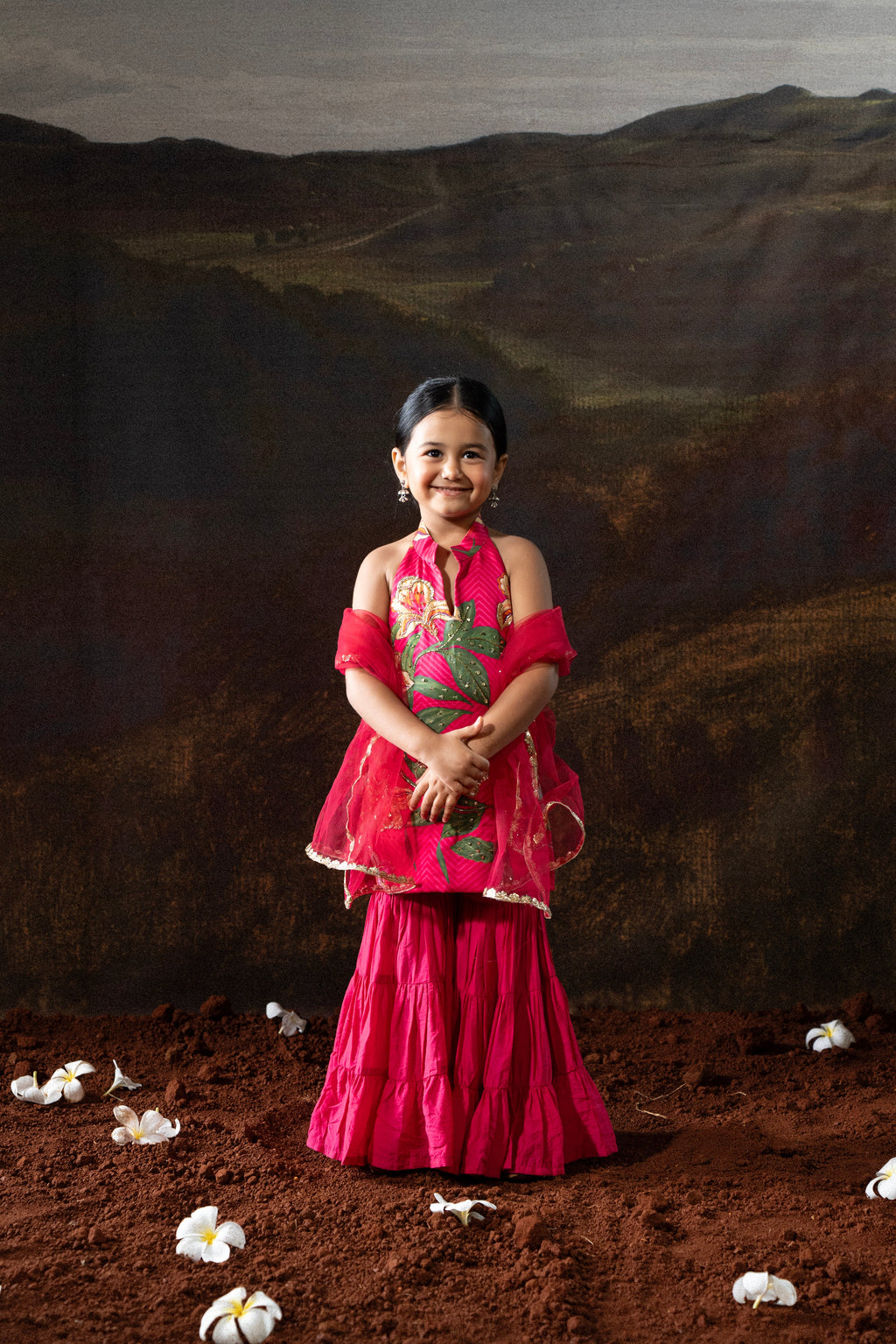 Gulabi Garden Gharara COCO