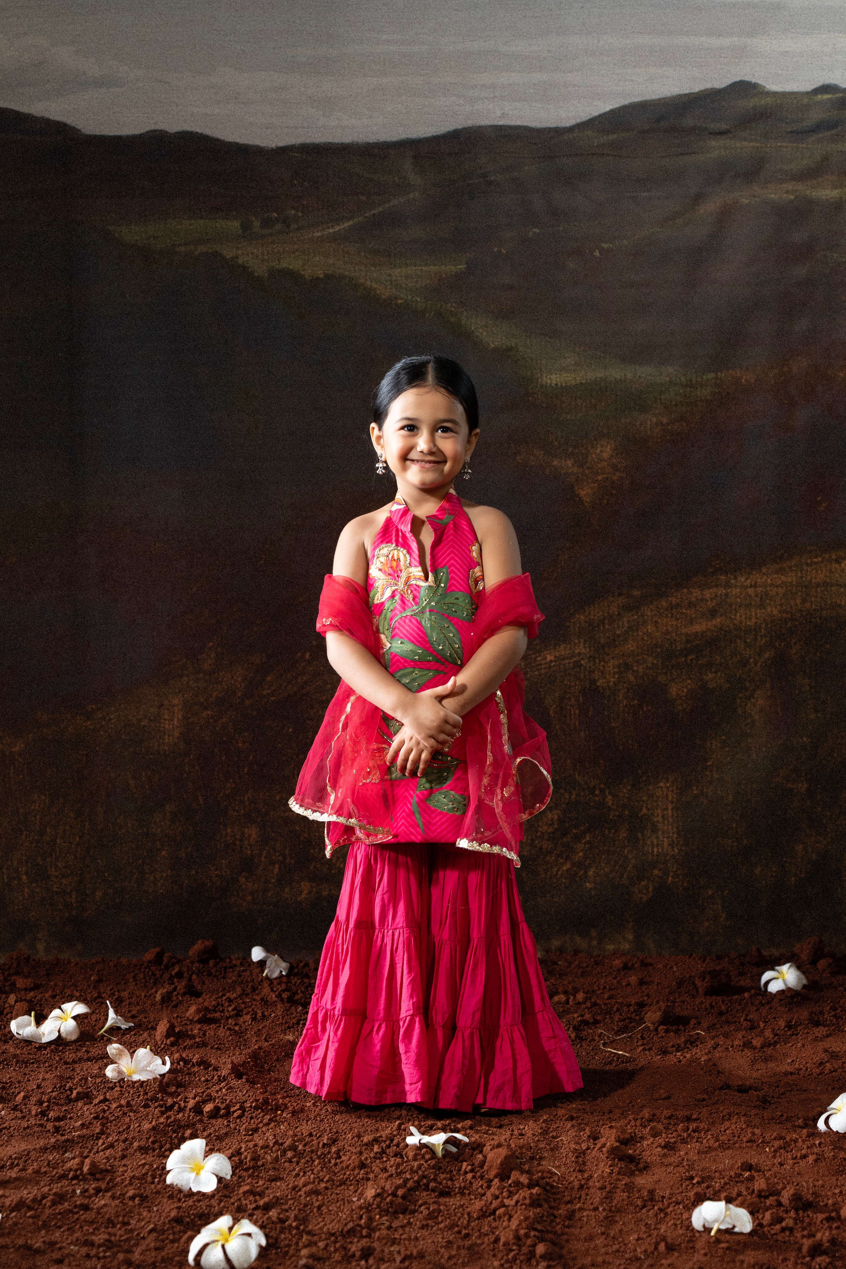 Gulabi Garden Gharara COCO