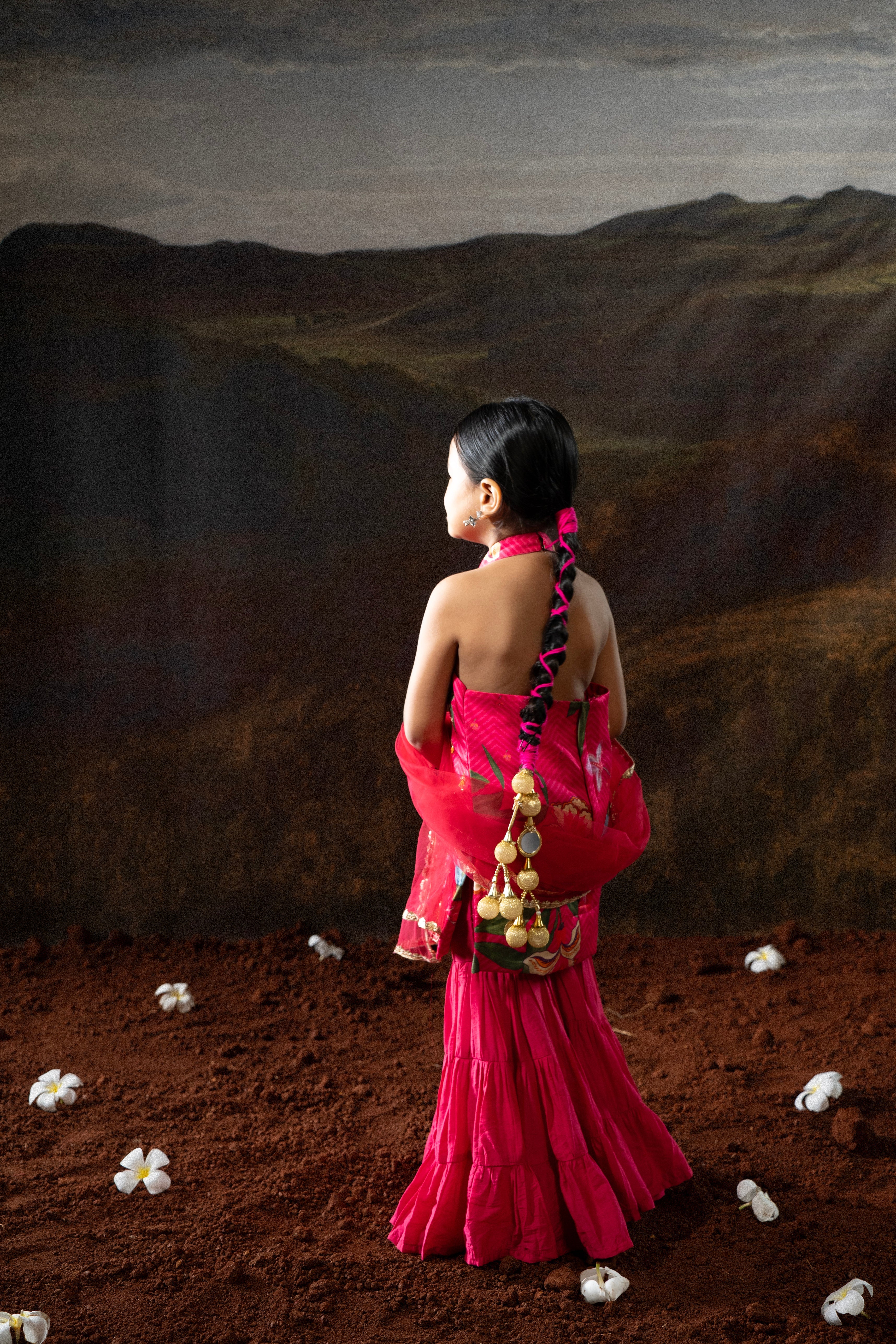 Gulabi Garden Gharara COCO